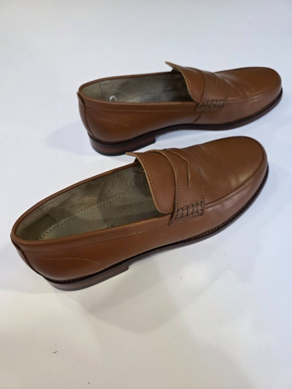 Banana Republic Men’s Brown‎ Leather Loafers Ortholite Size 10.5 - Picture 6 of 7